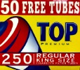 TOP CIGARETTE FILTER TUBES - 250CT 